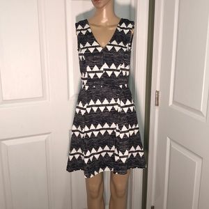 H&M Black & White Dress. NWT. S